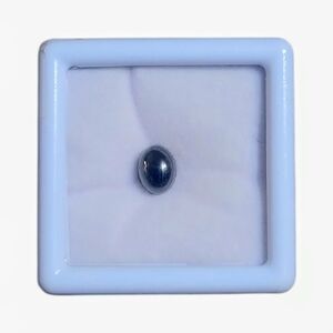 NEW Elite Silver Shungite Oval  Gemstone 1.2 ctw